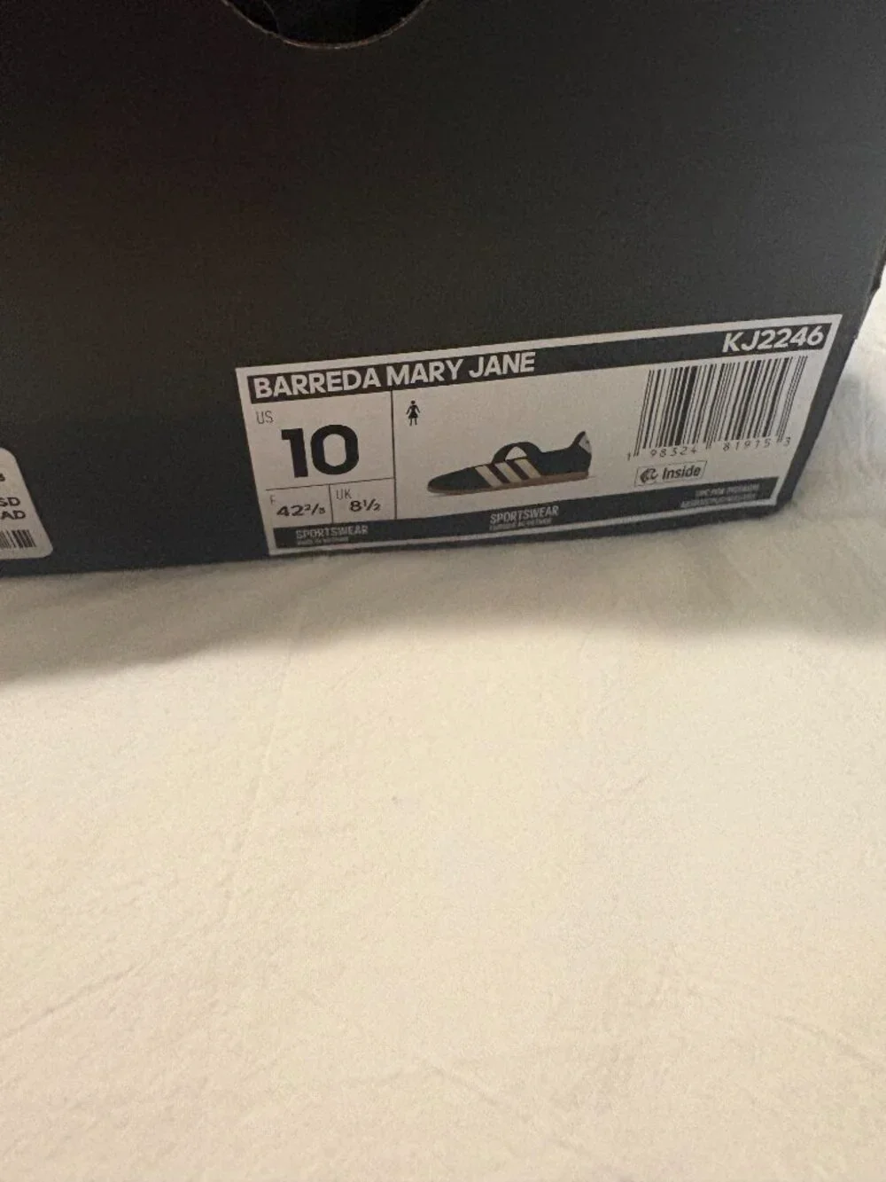 Adidas Barreda Mary Jane Green size 10